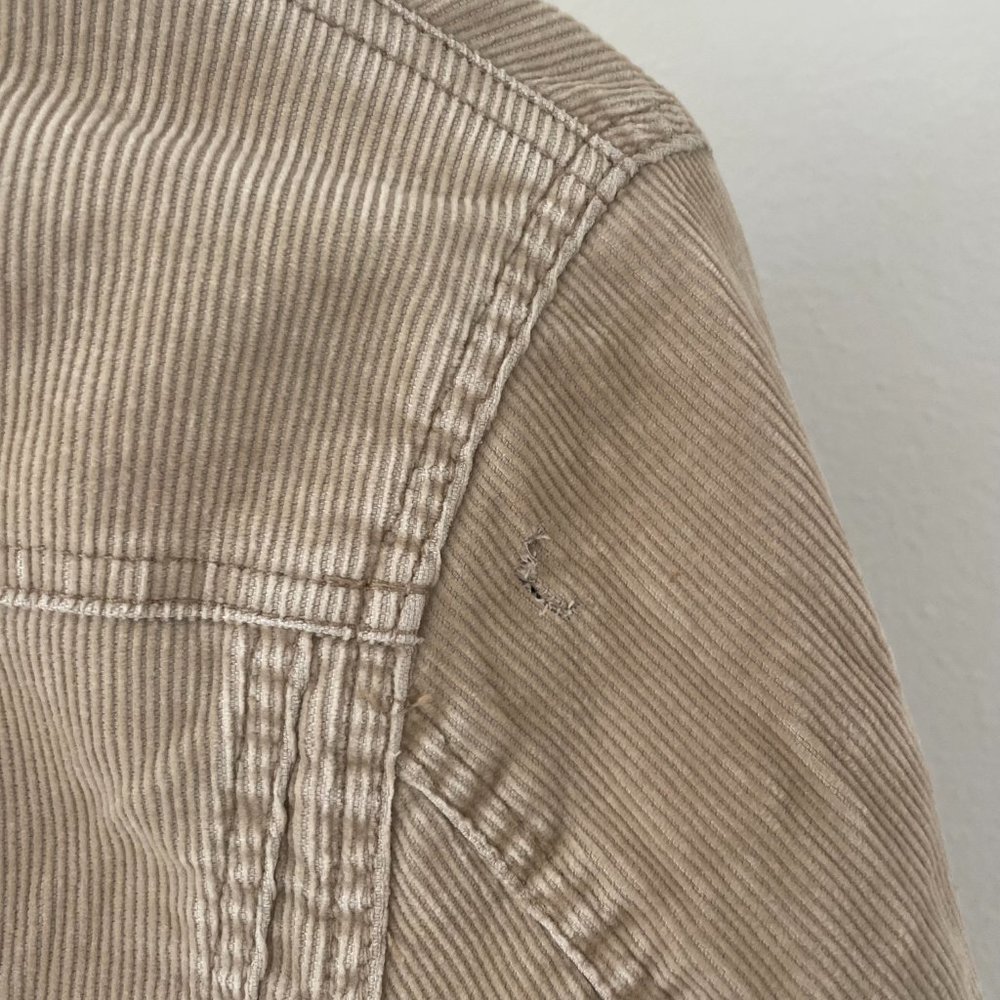 Earl Jeans Beige Sherpa-Lined Jacket - Picture 6 of 10